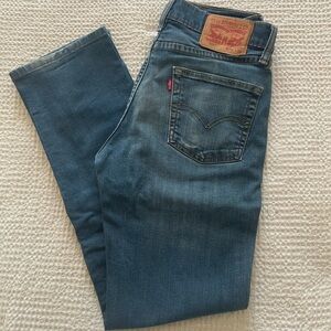 Levi's 514 28x30 Red Label Classic Indigo/ Medium Wash Straight Jeans